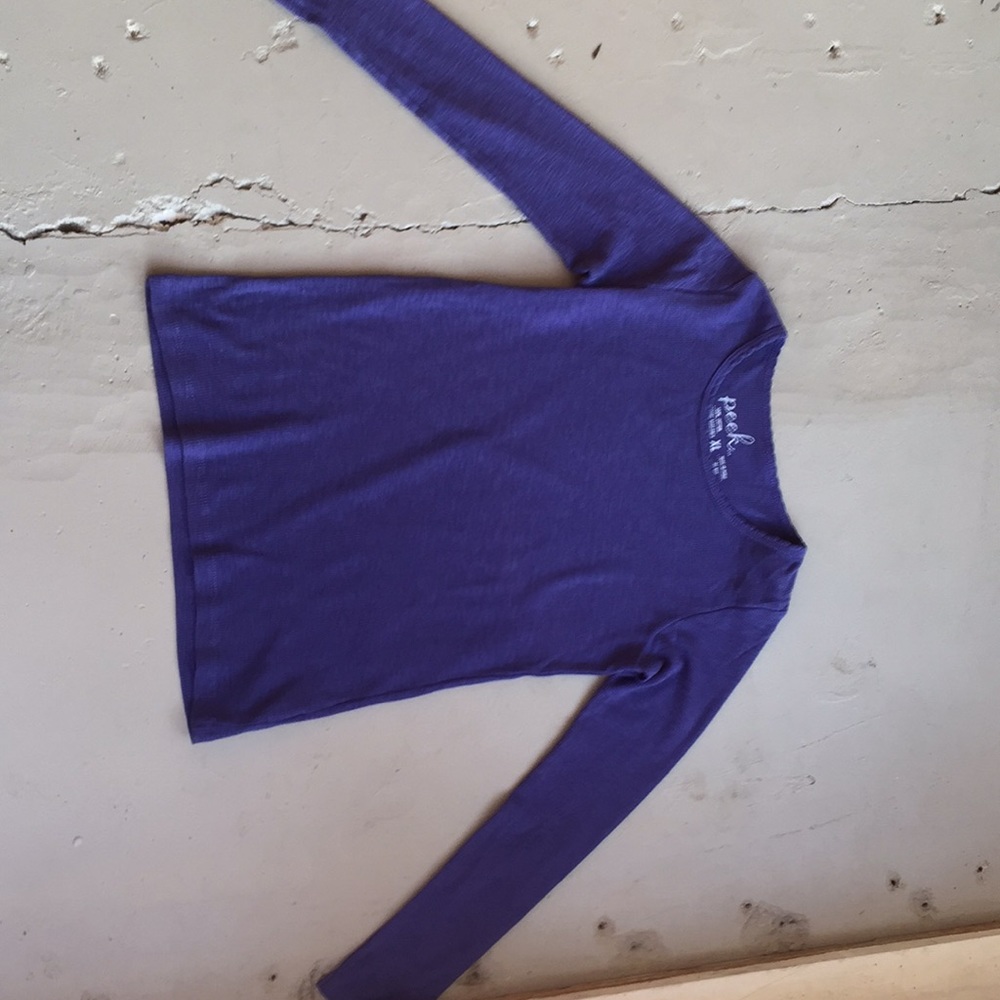 Peek basic indigo long sleeved shirt